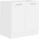 EKO WHITE 80 ZL 2F BB кухонный шкаф