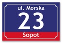 ТАБЛИЧКА АДРЕСНАЯ С НОМЕРОМ НОМЕРА ДОМА ПВХ 30х20 см