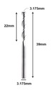 Деревянный резак - 2F - 3.175x22x39 1/8 