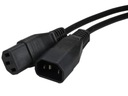Удлинитель кабеля питания ИБП ПК C13/C14 0,5 м