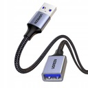 КАБЕЛЬ-УДЛИНИТЕЛЬ UЗЕЛЕНЫЙ USB-USB 3.0 5 Гбит/с 0,5 м ПЕРЕДАЧА ДАННЫХ x2