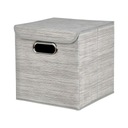 Коробка с крышкой, оттенки коричневого и бежевого цвета.