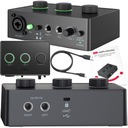 АУДИО ИНТЕРФЕЙС USB-C XLR ИНСТРУМЕНТАЛЬНЫЙ ВХОД ФАНТОМНЫЙ ЗВУК +48 В СВЕТОДИОД