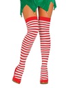 Носки до колена в красно-белую полоску Elf Туника Elf Помощник Санты