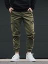 Pánske jogger NOHAVICE JIGGA Olivové XL EAN (GTIN) 5905342401483