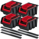 ПОДДОНЫ ОРГАНАЙЗЕРЫ КОНТЕЙНЕРЫ МОНТАЖНЫЕ ПОЛОСКИ НАБОР ИЗ 16 ШТ.