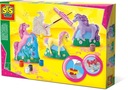 SES Plaster отливает 3D лошадей красками + блестками