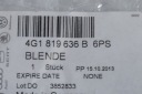 AUDI A6 C7 MOULURE GLOSNIKOWA TABLEAU DE BORD INSTRUMENTATION LHD NEUF ORIGINALE 4G1819photo 6