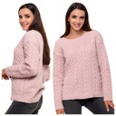 ТЕПЛЫЙ ЖЕНСКИЙ СВИТЕР MORAJ Размер XXL РОЗОВЫЙ