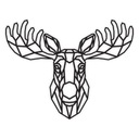 3D декор для стен A88 GEOMETRIC MOOSE 50x39