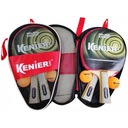 KENIER KNE-3107 набор для настольного тенниса, 2 ракетки, 2 мяча, чехол
