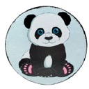 PODKŁADKA POD KUBEK PANDA DECOUPAGE