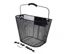 ВЕЛОСИПЕДНАЯ КОРЗИНА С ДЕРЖАТЕЛЕМ ДЛЯ РУЛЯ ЧЕРНАЯ