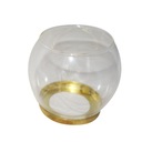 СТЕКЛЯННАЯ ЛАМПА ДЛЯ СВЕЧ (ДИАМЕТР 45 ММ, ВЫСОТА 8 СМ)