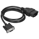 16-PINOWE RACCORD CÂBLES DIAGNOSTYCZNEGO VOITURES OBD2 VERS RS232 DB9 P6photo 5