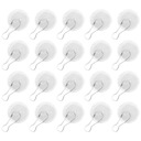 20 шт. ПОТОЛОЧНЫЕ КРЮЧКИ САМОКЛЕЯЩИЕСЯ ПРОЗРАЧНЫЕ КРЮЧКИ