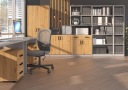 Офисная мебель MALTA 130 стол комод дуб ARTISAN LIGHT GREY
