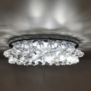 GU10 серебряный стеклянный галогенный потолочный светильник