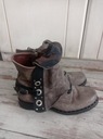 AIRSTEP A.S.98 GREY MOTOR/COWBOY BOOT ZIP SKÓR 40