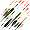 НАБОР из 10 поплавков JAXON RUNNING FLOAT для озера