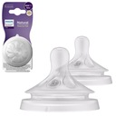 Силиконовая соска для бутылочки Natural Response от 1 месяца, Avent
