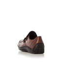 RIEKER коричневые кожаные полуботинки, женская обувь L1751