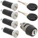 4x ДВЕРНАЯ ВСТАВКА + ВЫКЛЮЧАТЕЛЬ ЗАЖИГАНИЯ для VW TRANSPORTER IV T4