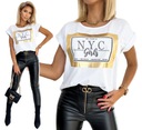 Женская свободная блузка GOLD PRINT NYC Girls GLAMOUR