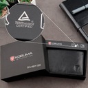 Маленький мужской кожаный RFID-кошелек с защитой от кражи для кредитных карт KORUMA