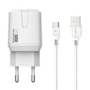 Зарядное устройство USB 3A, кабель USB C, белый Комплект быстрой зарядки Somostel