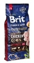 BRIT PREMIUM BY NATURE Senior veľké / extra veľké kurča 15 kg