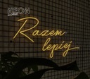 Вместе лучше Светодиодная надпись LED Neon LEDON