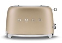 Toster Smeg TSF01CHMEU szampański mat 950 W