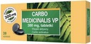 Carbo Medicinalis VP от диареи с активированным углем, 20 таб.