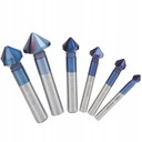 6x ЗЕНКОВКА ДЛЯ ФРЕЗЕРОВАНИЯ ФАСОК ДЛЯ МЕТАЛЛА