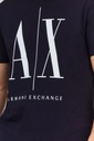 ARMANI EXCHANGE Granatowy t-shirt męski z logo XL Marka Armani Exchange