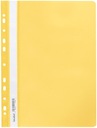 Папка на клипсе из мягкого ПП желтого цвета, 1 шт.