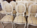 8 stylowych włoskich krzeseł po renowacji Wysokość produktu 100 cm