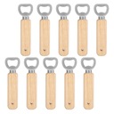 10 ШТ. ОТКРЫТКИ ДЛЯ БУТЫЛОК ОТКРЫТКА ДЛЯ ПИВА С ДЕРЕВЯННОЙ РУЧКОЙ