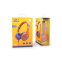LOL&ROLL Pop Kids Headphones, oranžová Mikrofon ano
