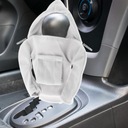 Automotive Gear Knob Cover Funny Hoodie Cool White