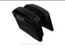 КОФРЫ CVO ДЛИННЫЕ 4″ HARLEY DAVIDSON TOURING 14-24 ЧЕРНЫЕ ОКОВКА  фото 6