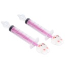 2PCS Baby Nasal Іригатор Мультфільм у формі шприца Силікон 2H вартість: 1057 грн