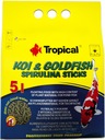 TROPICAL Koi&Goldfish Spirulina Sticks 400g/5L Pokarm do Oczka Wodnego Waga 0.4 kg