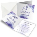 ПРИГЛАШЕНИЕ НА 18-Й ДЕНЬ РОЖДЕНИЯ STKA COSMOS АКВАРЕЛЬ + КОНВЕРТ Z2