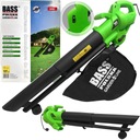 ЭЛЕКТРИЧЕСКИЙ ПЫЛЕСОС С МЕШКОМ ДЛЯ ЛИСТЕЙ МОЩНЫЙ САДОВЫЙ ВЕНТИЛЯТОР 3700ВТ