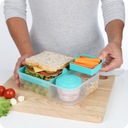 SISTEMA LUNCHBOX BENTO BOX КОНТЕЙНЕР ДЛЯ СОУСА 1650 МЛ С ОТДЕЛЕНИЯМИ