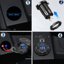 ГНІЗДО АВТОМОБІЛЬНИЙ USB QC 3.0 2 PD WOLOTMIERZ 12V 24V IP66 ВИМИКАЧ 78W  фото 9