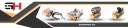 ÉTRIER DE FREIN DE FREIN ARRIÈRE DROIT OPEL VIVARO 01- KIT NIEZBEDNIK CONDUCTEUR #1photo 15