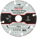 АЛМАЗНЫЙ ДИСК С ТВЕРДОСПЛАВНОЙ ПОКРЫТИЕМ ДЛЯ ДЕРЕВА 115мм